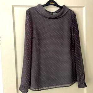 Womens Brooks Brothers Grey blouse